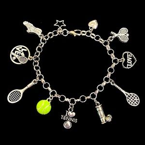 Tennis Charm Bracelet